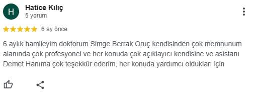 Hatice Kılıç yorum ekran görüntüsü